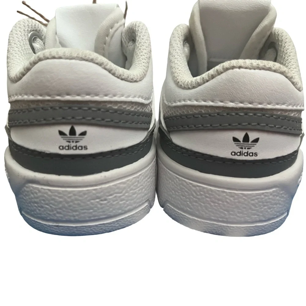 Adidas Drop Step Low I Gray and White Toddler Size 5K. NWT. Comes with Box. - Picture 4 of 8